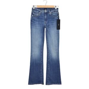 Edwin Lark Mid Rise Bootcut Denim Jean Flashback Blue Size 25 NWT EW2061ICS